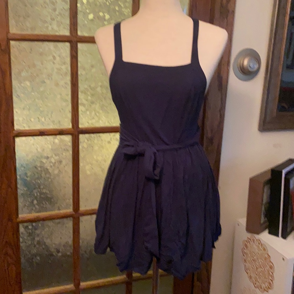 Navy blue romper in size medium